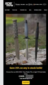 KNIFE25 coupon verification screenshot