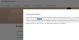 Seabourn Cruise Line coupon verification screenshot