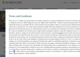 Seabourn Cruise Line coupon verification screenshot