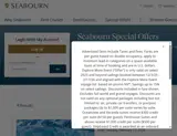 Seabourn Cruise Line coupon verification screenshot