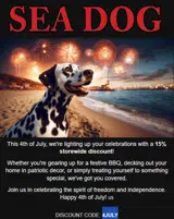 Sea Dog coupon verification screenshot