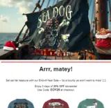 Sea Dog coupon verification screenshot