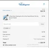 off20 coupon verification screenshot
