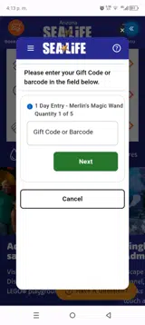 MMWAPP coupon verification screenshot