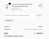 MADDY coupon verification screenshot