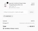 CAMRYN20 coupon verification screenshot