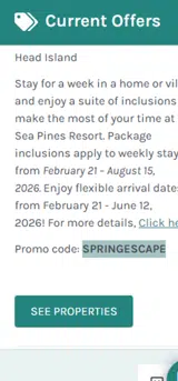 SPRINGESCAPE coupon verification screenshot