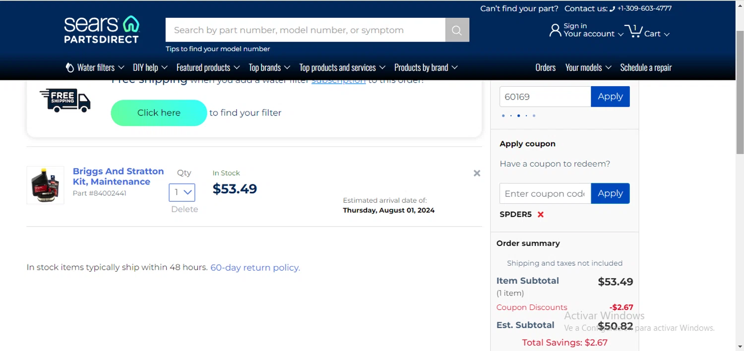 Sears Parts Direct Coupons 10 Off October 2024