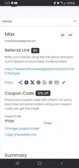 max coupon verification screenshot