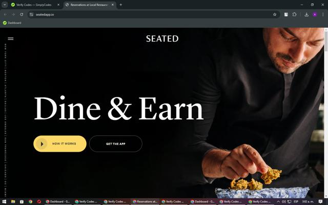 Seated checkout page showing Seated promo code box | Screenshot taken by SimplyCodes community member on Sep 23, 2024