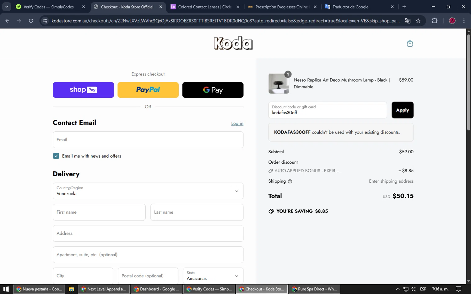 SeatGeek promo code screenshot showing code TAKE5 applied at SeatGeek checkout page. Uploaded by SimplyCodes community member RoyalHawk6408 on May 12, 2025