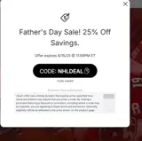 Seattle Kraken Shop coupon verification screenshot