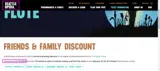 FLUTE75 coupon verification screenshot