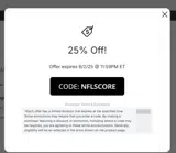 Seattle Seahawks coupon verification screenshot