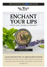 Sea Witch Botanicals coupon verification screenshot