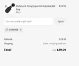 SHIPFREE coupon verification screenshot