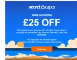 extra25 coupon verification screenshot