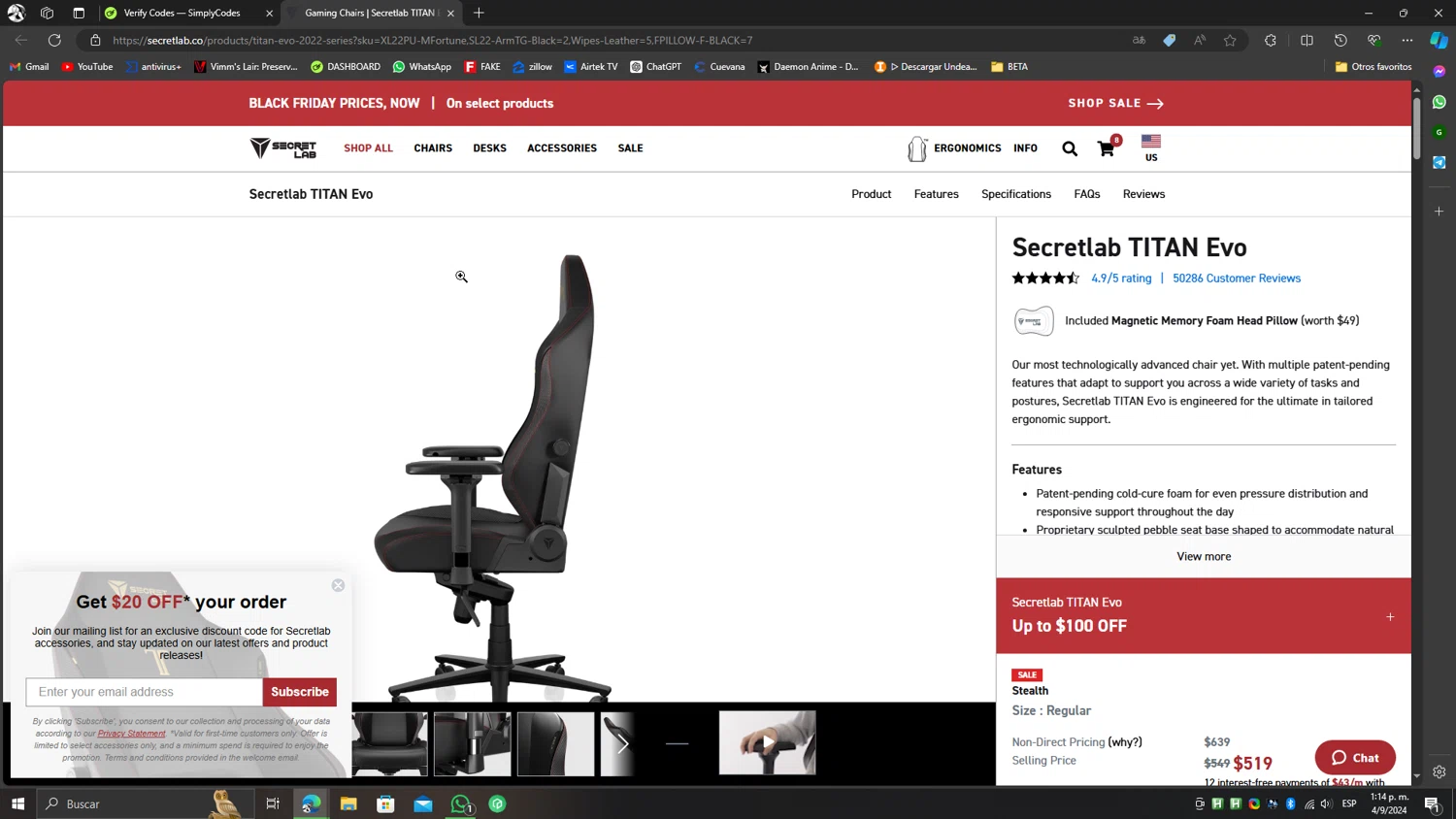 Secretlab Discount Codes 60 Off October 2024