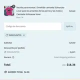 Discount10 coupon verification screenshot