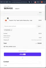Secret89 coupon verification screenshot