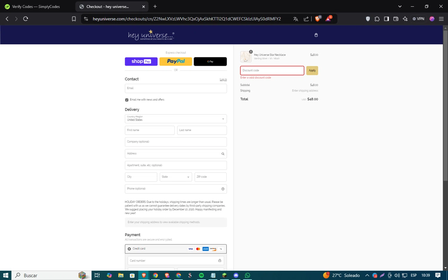Secrets Resorts & Spas promo code screenshot showing code 300COLLECTION2024 applied at Secrets Resorts & Spas checkout page. Uploaded by SimplyCodes community member ShinazugawaSanemi on Jan 14, 2025