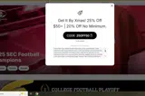 25OFF50 coupon verification screenshot