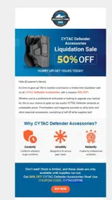 CYTACOFF50 coupon verification screenshot