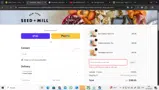SEEDANDMILL20 coupon verification screenshot