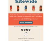 HOLIDAY15 coupon verification screenshot