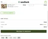 Seed Bank coupon verification screenshot