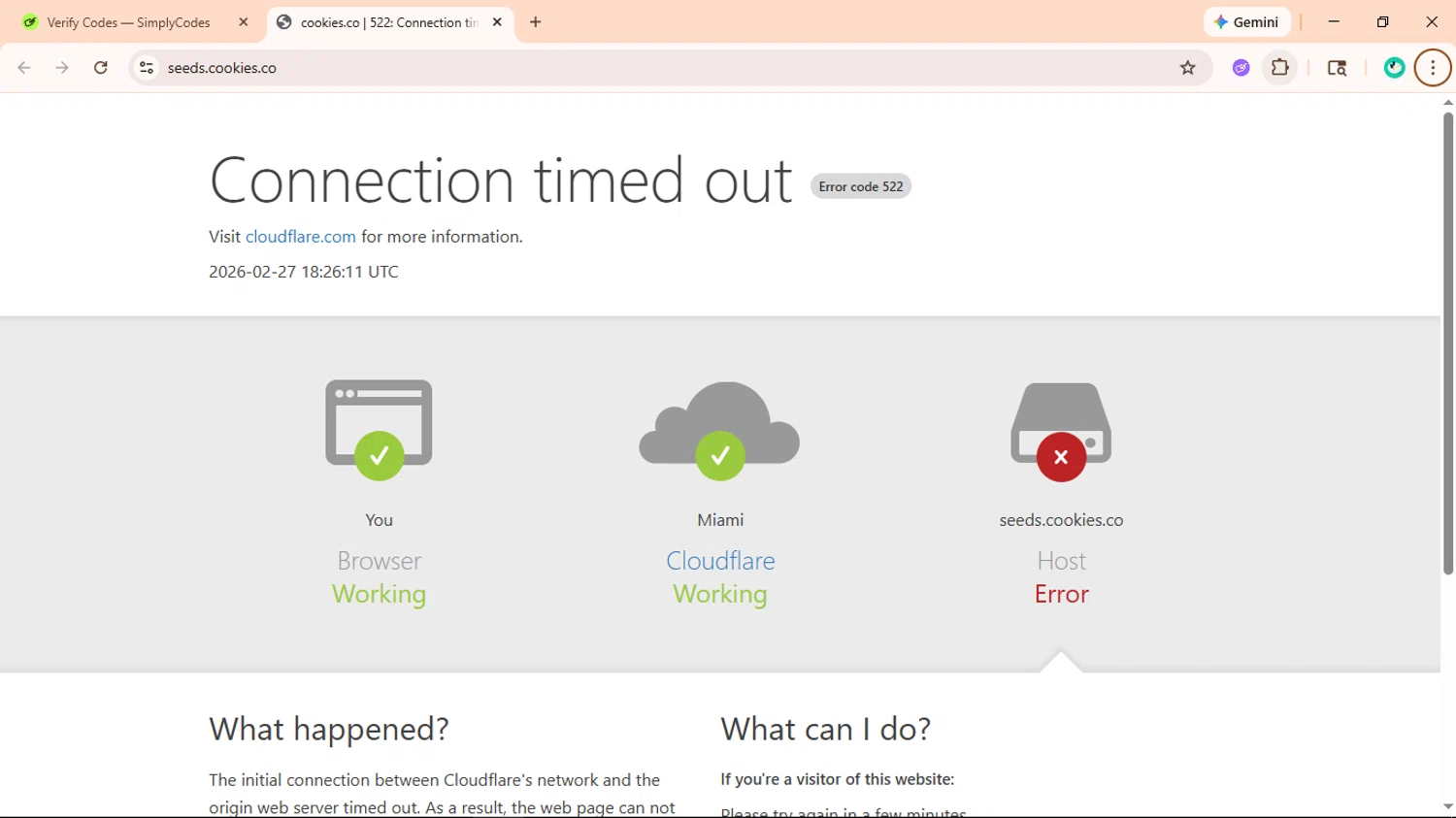Cookies Seed Bank promo code screenshot showing code newdescount applied at Cookies Seed Bank checkout page. Uploaded by SimplyCodes community member ShieldLegend9691 on Feb 27, 2026