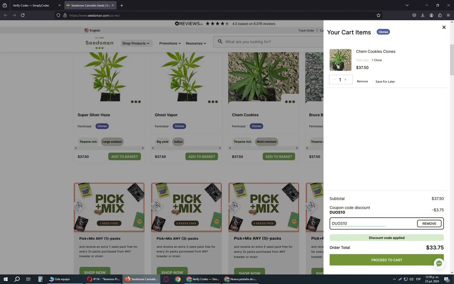 Seedsman Discount Codes 55 Off Coupon Codes in August 2024 SimplyCodes