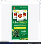 Seeds 'n Such coupon verification screenshot