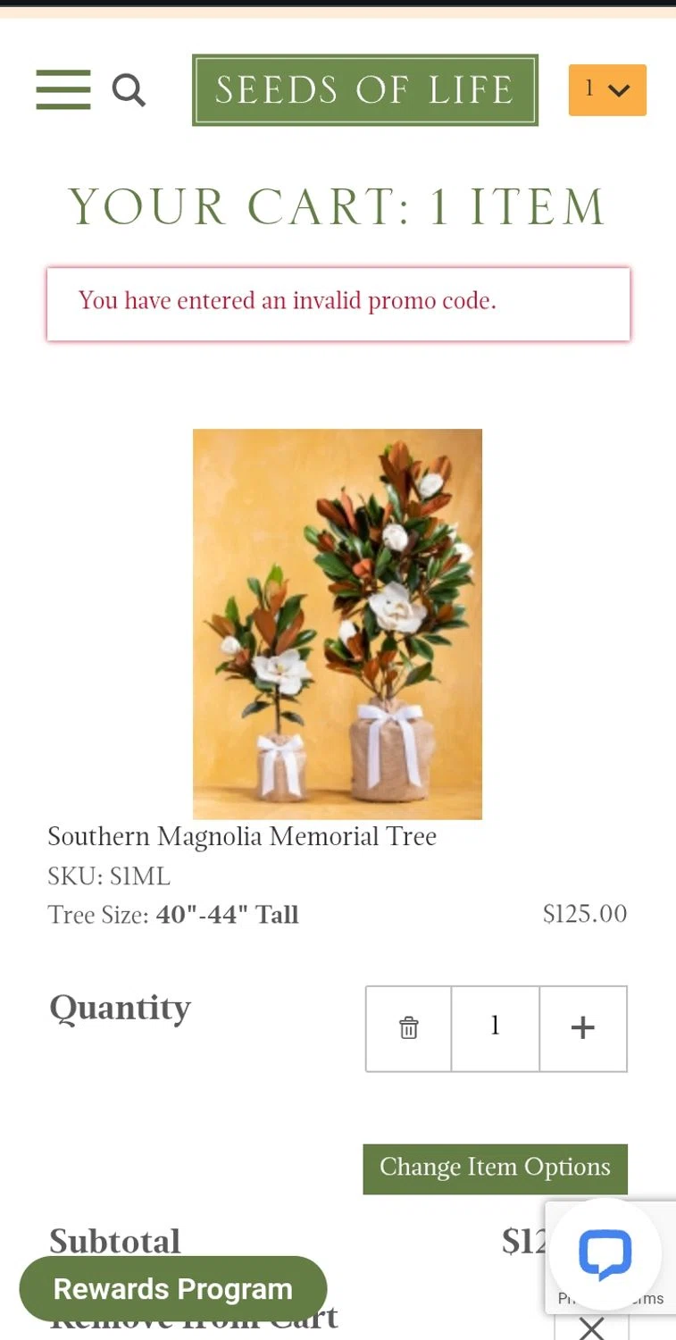 Seeds of Life promo code screenshot showing code BFRIDAY25 applied at Seeds of Life checkout page. Uploaded by SimplyCodes community member SmartSaver7916 on Dec 27, 2025