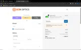 Seek Optics coupon verification screenshot