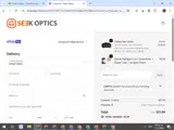 Seek Optics coupon verification screenshot