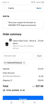 FREESHIPPING626 coupon verification screenshot