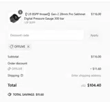 OFFLIVE coupon verification screenshot