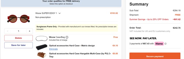 SelectSpecs checkout page showing SelectSpecs promo code box | Screenshot taken by SimplyCodes community member on Jun 25, 2025