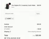 ADBET coupon verification screenshot