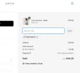 Selvi coupon verification screenshot