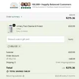 KELLY20 coupon verification screenshot