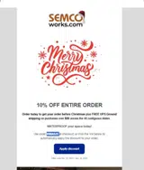 Semcoworks coupon verification screenshot