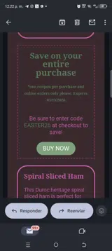 Easter26 coupon verification screenshot