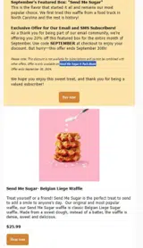 SEPTEMBER coupon verification screenshot