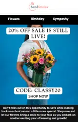 classy20 coupon verification screenshot