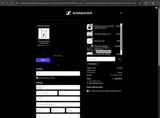 Sennheiser AU coupon verification screenshot