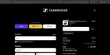 Sennheiser AU coupon verification screenshot