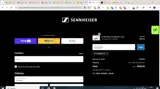 Sennheiser AU coupon verification screenshot