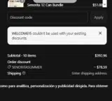 Señorita Drinks coupon verification screenshot